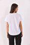 Mini Vena Logo Printed Regular Fit T-Shirt - White - 4