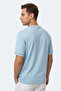 Zavier Men's Cotton Blue T-Shirt - 4