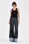 Women's Lace Detailed Design Palazzo Jeans - 6