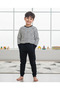 Ync 7777 Girls-Boys Striped Combed Cotton Suit