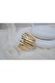 Klpç097 Asymmetric Textured Gold Clamp