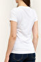Mini Triangle Women's Slim Fit T-Shirt White - 4