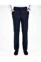 Slim Fit Bel Detailed Trousers Navy Blue T14926