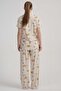 Women's Beige Lyc Suprem Pocketed Pajama Bottoms - 4