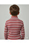 Ync 7778-1 Girls-Boys Striped Ribbed Combed Cotton Badi - 4