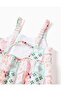 SS Dress Aop بلاط، أبيض - 3