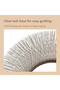 8-15Mix 0.07mm D 3D W Dark Brown DIYDAY Brown 3D 4D 5D W-Shaped Eyelashes Easy Apply Premade Fan Las - 5