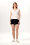 Sleeveless Cunda Crew Neck Summer Embroidered Muslin Blouse Off-White Krkbyz - 4