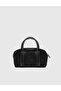 Nelin Suede Leather Black Women's Handbag - 3