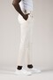 Slimfit Double Pleated Belt Buckle Summer Fabric Trousers - 2