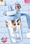 Diller 860 ml Straw & Comfortable Drinking Bottle Dual-Use Tritan Water Bottle -Ffd860Ml3Renk - 4