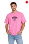Unisex Oversize Pink Miami Florida Text Printed T-Shirt 100% Cotton Casual Style Daily Trend T-Shirt - 2
