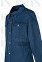 26353 Denim Jeans Tunic Trousers Set – Modern Hijab Set with Buttoned Pocket Detail - 4