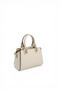 Sand Beige - Sand Beige Plaid Line Square Women's Handbag Sp1281 - 4