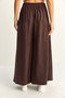 Women's Bitter Brown Pocket Detailed Diagonal Modal Trouser Skirt 3312 60286141 - 6