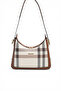 Cream - Tan Plaid Women's Shoulder Bag Sp1187 - 5