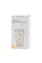 Colorless Lemon Printed Glass Cup with Straw 420 ml - 4