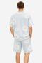 Men's 2-Piece Set Printed Shorts T-Shirt Set Oversize Double Face - 2