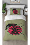 Samurai Warrior Patterned Digital Printed Special Design Single Stylish Duvet Cover Set Without Sheets