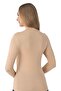 Organic Bamboo Half Turtleneck Long Sleeve Women's Bodysuit - 2