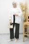 High Waist Trousers with Pockets Tsd260157 Smoked - 3