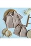 Boy's Over-Sized Original Fit 100% Cotton Linen Bottom and Top Shorts Shirt Set 3/10 Years Old - 2