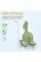 Silicone Baby Teether, BPA-Free Gum Soother, Easy Grip, 6–12 Months Green - 4