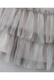 Sequin Embellished Flared Dress - Grey - 5