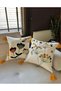 (2 Pcs) Punch Embroidered Cushion Cover with Tassels 43X43Cm