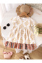Girls Printed Short Sleeve Dress