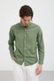 Men's Regular Fit 100% Cotton Shirt Collar Fresh Linen Long Sleeve Shirt - 6
