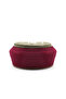 Cami Sarığı - Burgundy Fabric - Green Skullcap - Round Wrap - Cami Embroidered - 7 Meters - 2