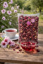 90 Gr Medine Rose Dried Pomegranate Flower Hibiscus Herbal Tea – Natural and Aromatic Blend - 2
