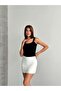 Lace Mini Skirt White
