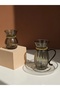 18-Pieces Luxury Glass Tea & Coffee Cups Set with Saucers | Tea and Coffee Serving Set