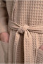 *Export Surplus* 100% Cotton Waffle Pike Unisex Bathrobe with Hood and Pockets - 3