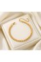 Arpa Chain Gold Color Stainless Steel Bracelet - 2
