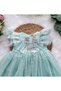 Yasemin 2 Lace Detailed Holiday Special Occasion Girl's Baby Dress - 4