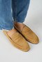 Tuubi Women's Genuine Leather Pleated Loafer Sand Shoes - 2