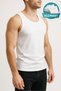 3 Pieces Bersel Men's 100% Cotton a Quality Classic White Combed Cotton Undershirt with Straps