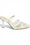 Y752176315 White Mesh Beaded Embroidered Thin Heeled Women's Shoes - 5