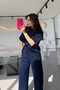 Women's Summer Top and Bottom Set Cotton Spanish Style Sweatpants T-Shirt 2-Piece Set Comfortable Casual Combination - 2