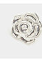 Silver Rose Statement Ring - 3