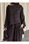 Brown Poncho Set - 51344 - 2