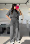 Women's Summer Top and Bottom Set Cotton Spanish Style Sweatpants T-Shirt 2-Piece Set Comfortable Casual Combination - 2