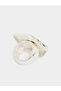 Silver Rose Statement Ring - 2