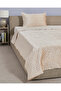 Beige 2 Piece Velvet Quilt (220 x 160 cm)