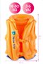18-30kg Inflatable Life Jacket Swimvest Pool Sea Swimming Vest Swimmer Support Vest 60cm Orange - 2