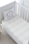 Baby Size Duvet Cover Set (100X150) - Pink Royal Series - Letter N - 4