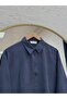 Behiye Bead Embroidery Detailed Shirt-Eu2964 Navy Blue - 3